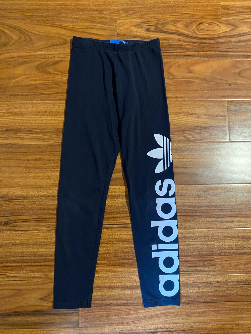 Adidas Originals Trefoil Linear leggings Girls M 11 12